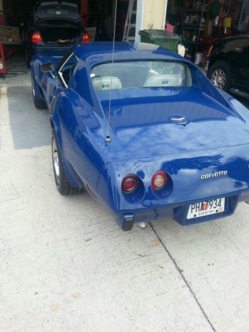 19770000 Blue Chevrolet Corvette Coupe