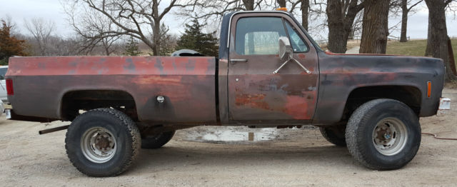 1977 Red Chevrolet C/K Pickup 2500 PICKUP