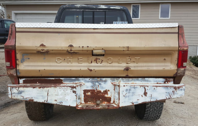 1977 Red Chevrolet C/K Pickup 2500 PICKUP