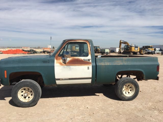 1977 Green Chevrolet C/K Pickup 1500 Standard Cab Pickup