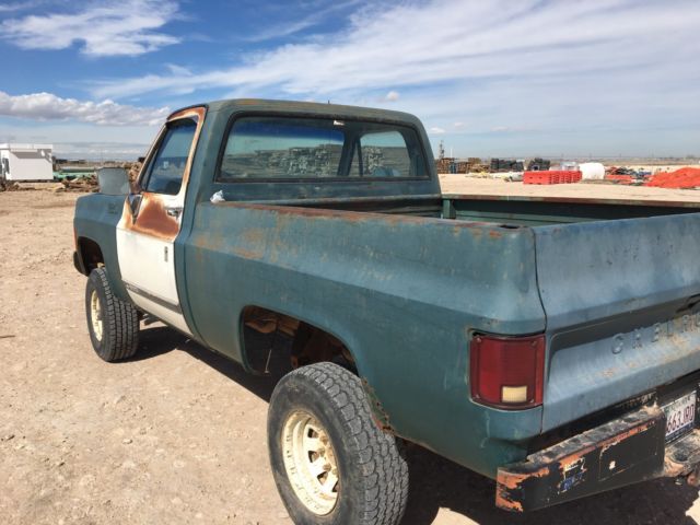 1977 Green Chevrolet C/K Pickup 1500 Standard Cab Pickup