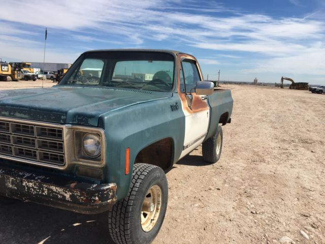 1977 Green Chevrolet C/K Pickup 1500 Standard Cab Pickup
