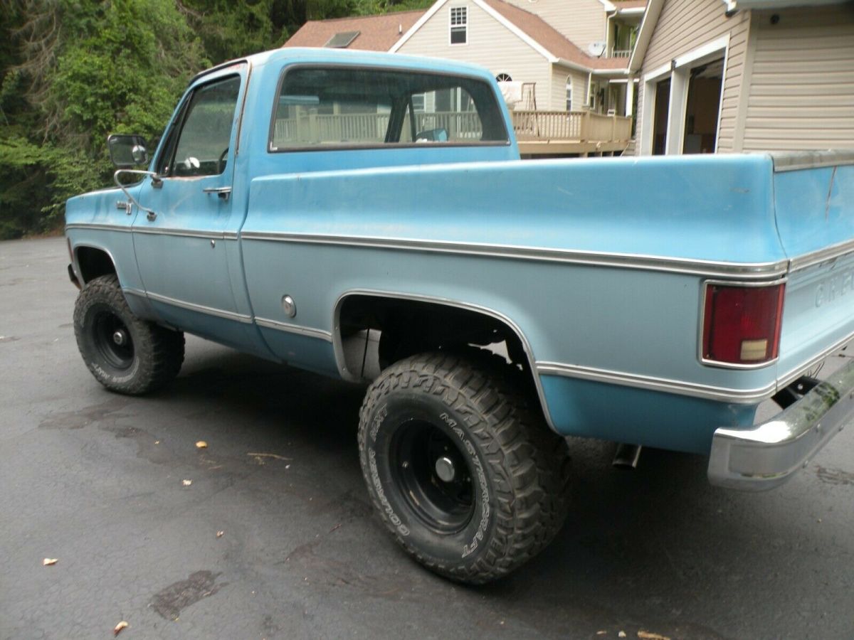 1977 Blue Chevrolet C/K Pickup 1500 Standard Cab Pickup