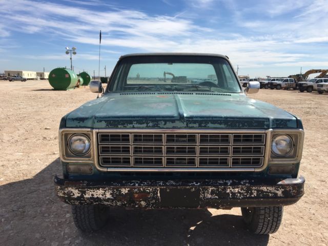1977 Green Chevrolet C/K Pickup 1500 Standard Cab Pickup