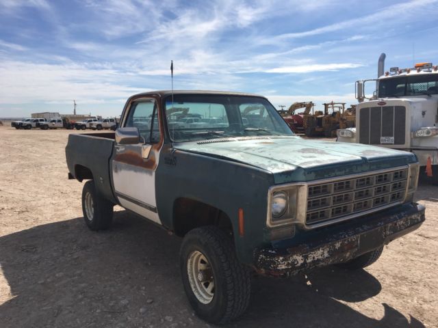 1977 Green Chevrolet C/K Pickup 1500 Standard Cab Pickup