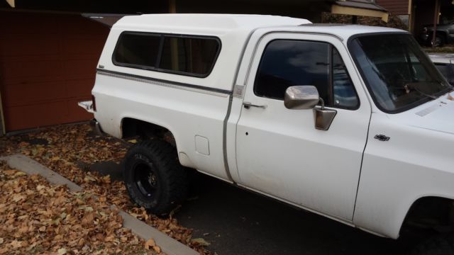 1977 White Chevrolet C/K Pickup 2500 Standard Cab Pickup