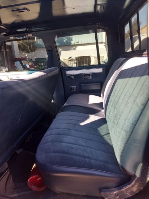 1977 Blue Chevrolet C/K Pickup 3500 Extended Crew Cab Pickup