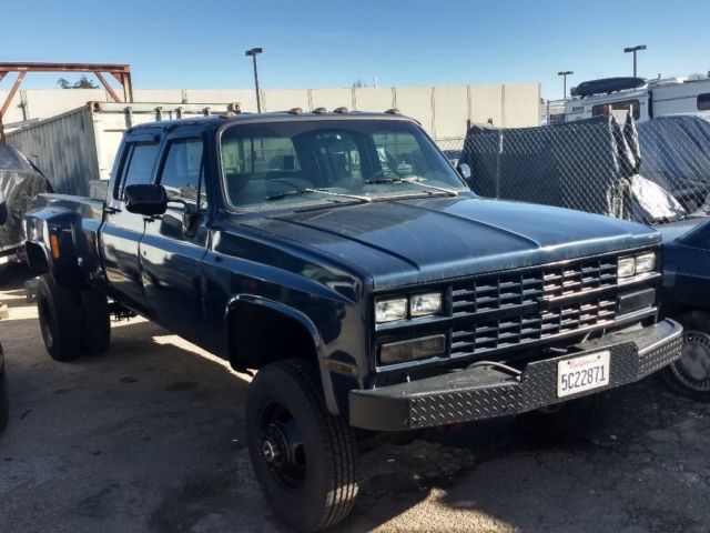 1977 Blue Chevrolet C/K Pickup 3500 Extended Crew Cab Pickup