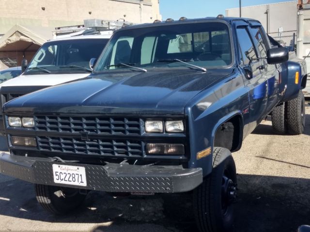 1977 Blue Chevrolet C/K Pickup 3500 Extended Crew Cab Pickup