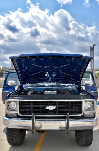 1977 Blue Chevrolet Blazer SUV