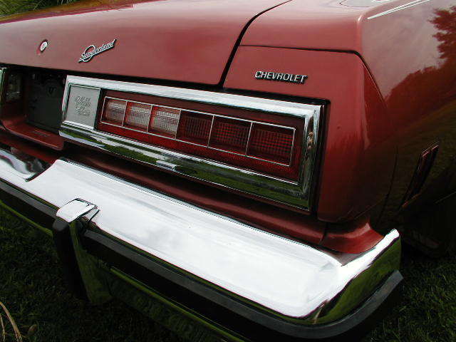 1977 Burgundy Chevrolet Malibu Coupe
