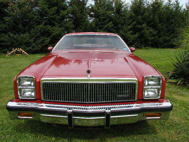 1977 Burgundy Chevrolet Malibu Coupe
