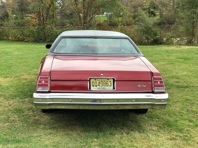 1977 Red Chevrolet Monte Carlo