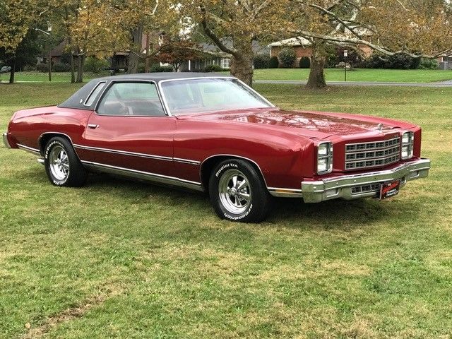 1977 Red Chevrolet Monte Carlo