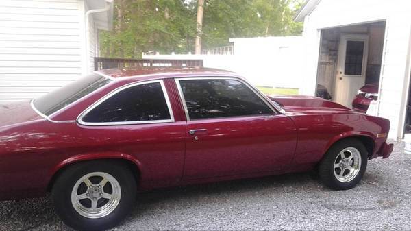 1977 Burgundy Chevrolet Nova Coupe