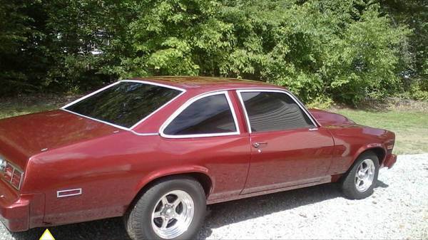 1977 Burgundy Chevrolet Nova Coupe