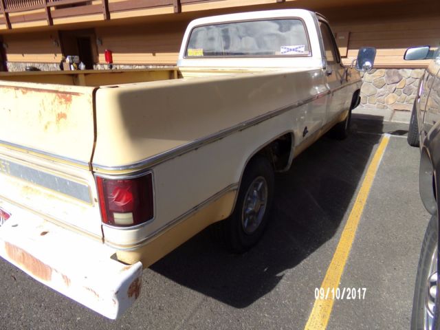 1977 Yellow Chevrolet C/K Pickup 1500 Standard Cab Pickup
