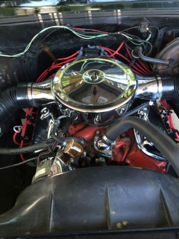 1977 black with flames Chevrolet C-10 side step