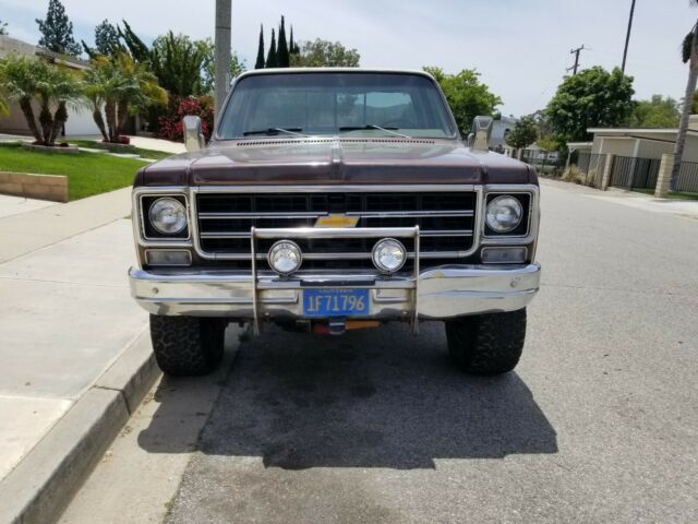 1977 Brown Chevrolet Silverado 2500 Standard Cab Pickup