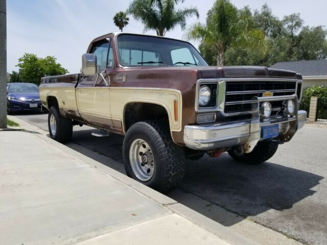 1977 Brown Chevrolet Silverado 2500 Standard Cab Pickup