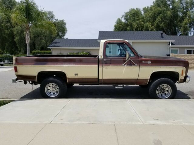 1977 Brown Chevrolet Silverado 2500 Standard Cab Pickup