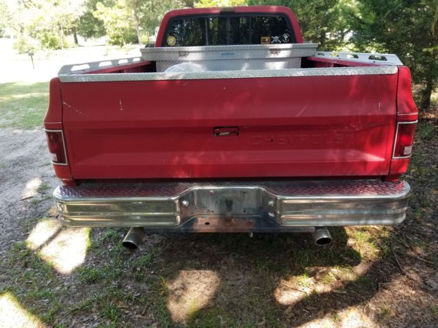 1977 Red Chevrolet Silverado 1500 Pickup