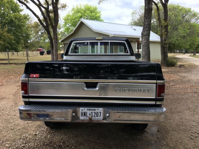 1977 Black Chevrolet C-10 SWB