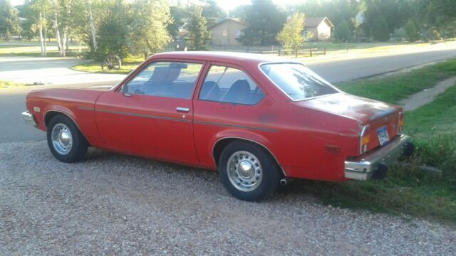 1977 Red Chevrolet Vega
