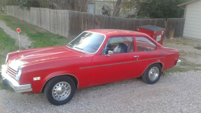 1977 Red Chevrolet Vega