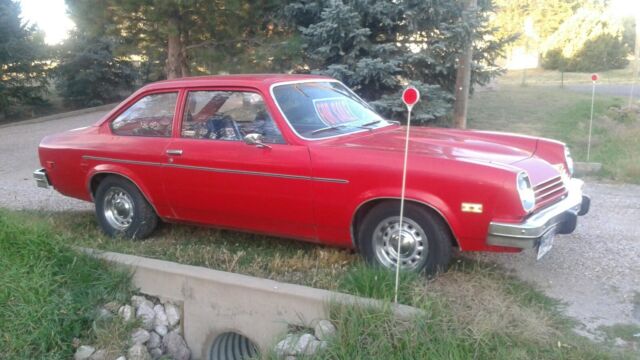 1977 Red Chevrolet Vega