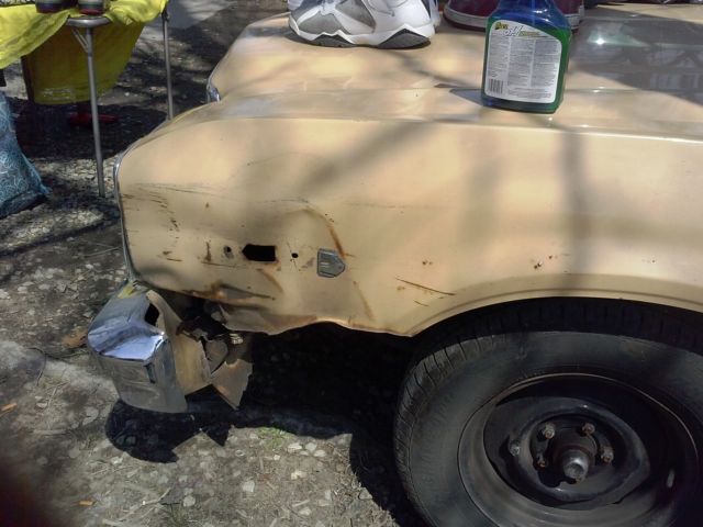 1977 cream yellow Chrysler Aspen Sedan