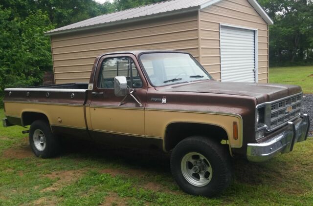 1977 Brown Chevrolet C/K Pickup 1500 Standard Cab Pickup