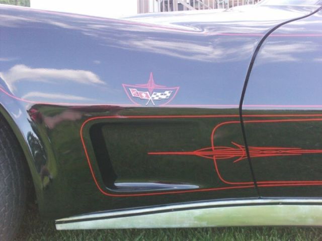 1977 Black Chevrolet Corvette T-tops