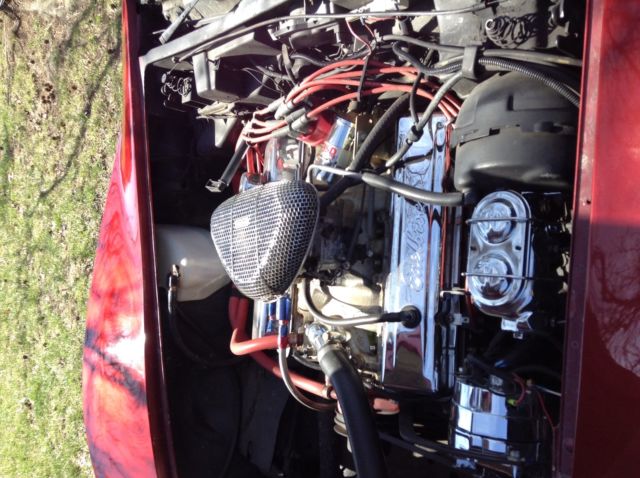 1977 Burgundy Chevrolet Corvette Coupe