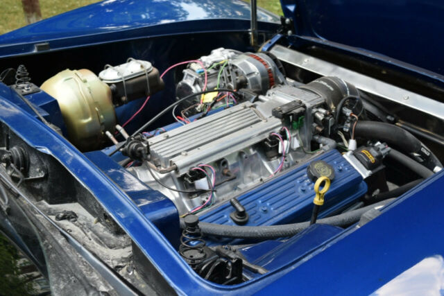 1977 Blue Chevrolet Corvette