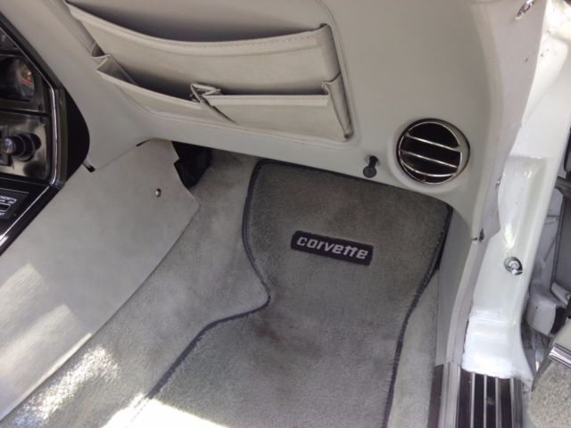 1977 White Chevrolet Corvette 2 door w/T Tops