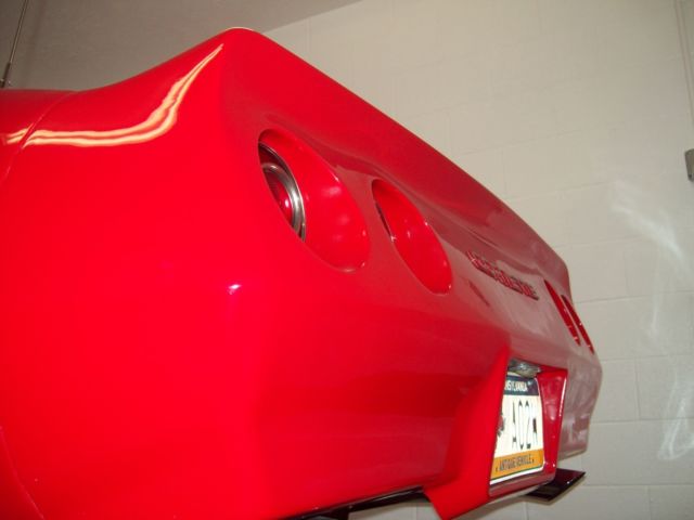 1977 Red Chevrolet Corvette T-Top Coupe