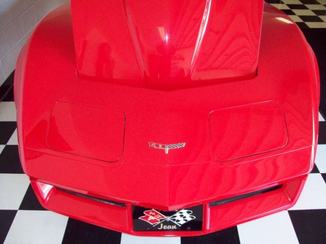 1977 Red Chevrolet Corvette T-Top Coupe