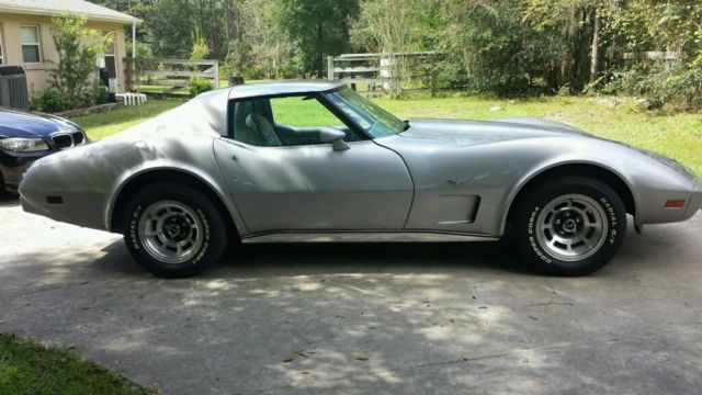 1977 Gray Chevrolet Corvette Coupe