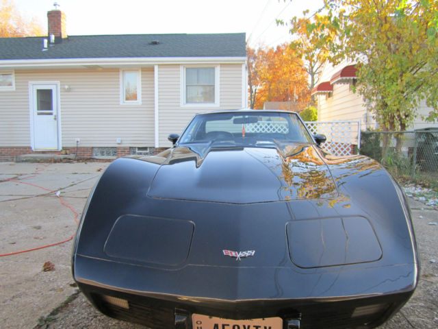 1977 Black Chevrolet Corvette