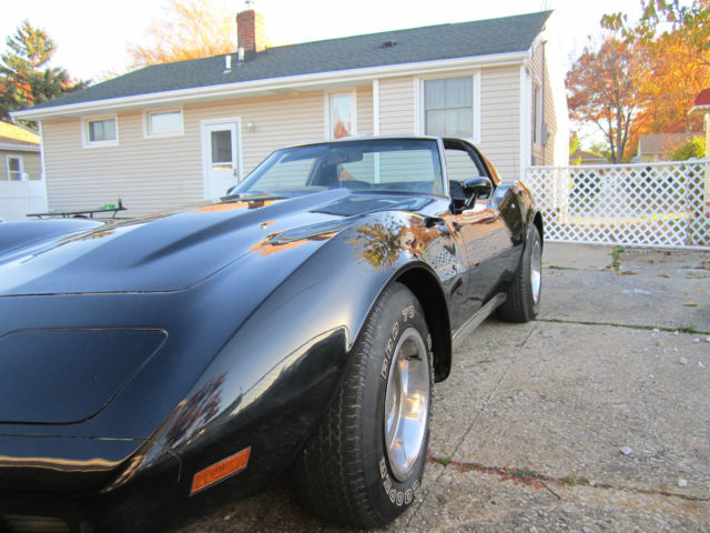 1977 Black Chevrolet Corvette