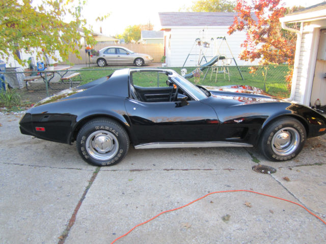 1977 Black Chevrolet Corvette