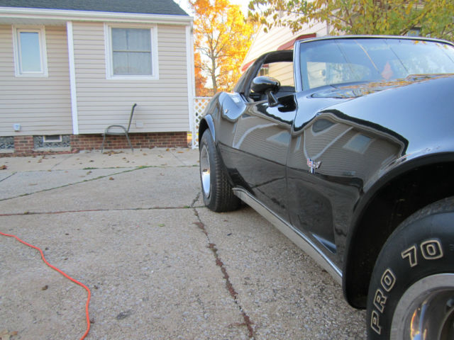 1977 Black Chevrolet Corvette