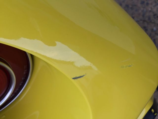 1977 Yellow Chevrolet Corvette Coupe