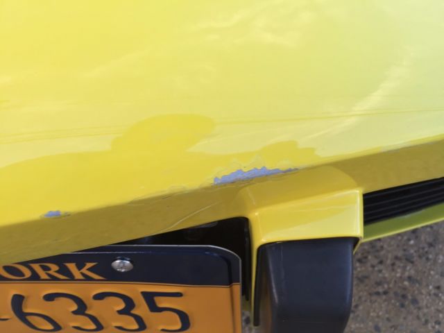 1977 Yellow Chevrolet Corvette Coupe