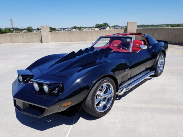 1977 Black Chevrolet Corvette Convertible