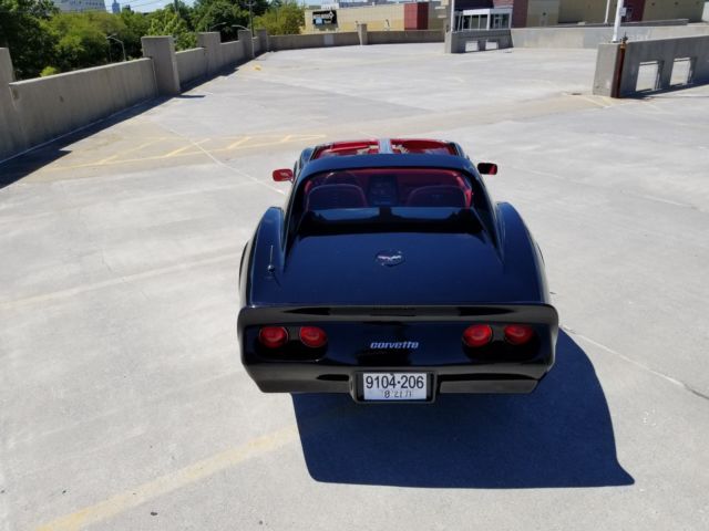 1977 Black Chevrolet Corvette Convertible