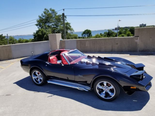 1977 Black Chevrolet Corvette Convertible