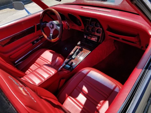 1977 Black Chevrolet Corvette Convertible