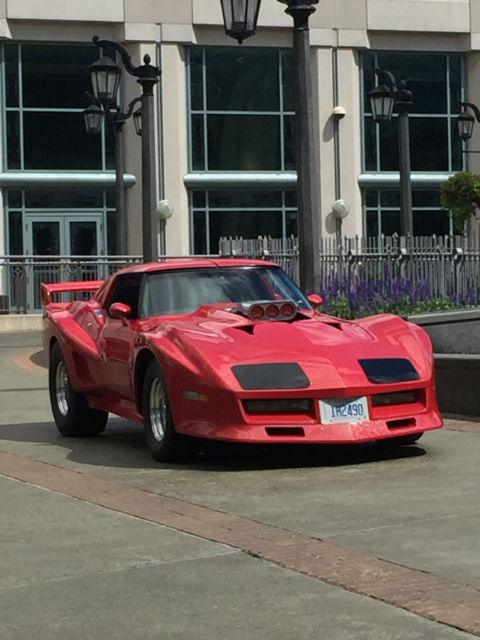 1977 Red Chevrolet Corvette Coupe